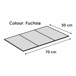 Flamingo Koelmat Fresk Drop Rechthoek Fuchsia - M - 70x50cm - Rood -Flamingo Verkoop koelmat fresk drop rechthoek fuchsia m 70x50cm grijs 70x50cm 3