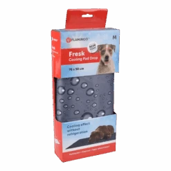 Flamingo Koelmat Fresk Drop Rechthoek - M - 70x50cm - Grijs -Flamingo Verkoop koelmat fresk drop rechthoek m 70x50cm grijs 70x50cm 2