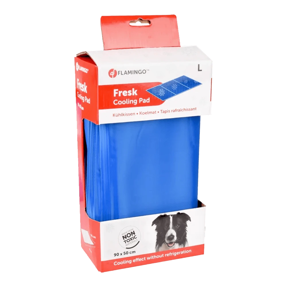 Flamingo Koelmat Fresk Rechthoek - L - 90x50cm - Blauw 5 Flamingo Koelmat Fresk Rechthoek - L - 90x50cm - Blauw - Afbeelding 3