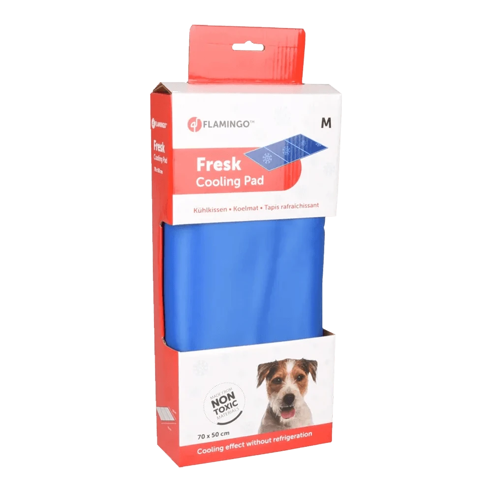 Flamingo Koelmat Fresk Rechthoek - M - 70x50cm - Blauw 5 Flamingo Koelmat Fresk Rechthoek - M - 70x50cm - Blauw - Afbeelding 3