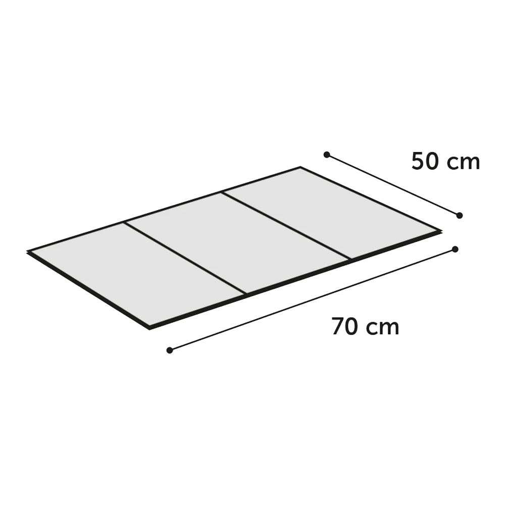 Flamingo Koelmat Fresk Rechthoek - M - 70x50cm - Blauw 6 Flamingo Koelmat Fresk Rechthoek - M - 70x50cm - Blauw - Afbeelding 4