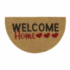 HAMAT Kokosmat Ruco Welcome Home Halfrond - 75x45cm - Naturel - Deurmat 1 HAMAT Kokosmat Ruco Welcome Home Halfrond - 75x45cm - Naturel - Deurmat -Flamingo Verkoop kokosmat ruco welcome home halfrond 75x45cm naturel deurmat 1