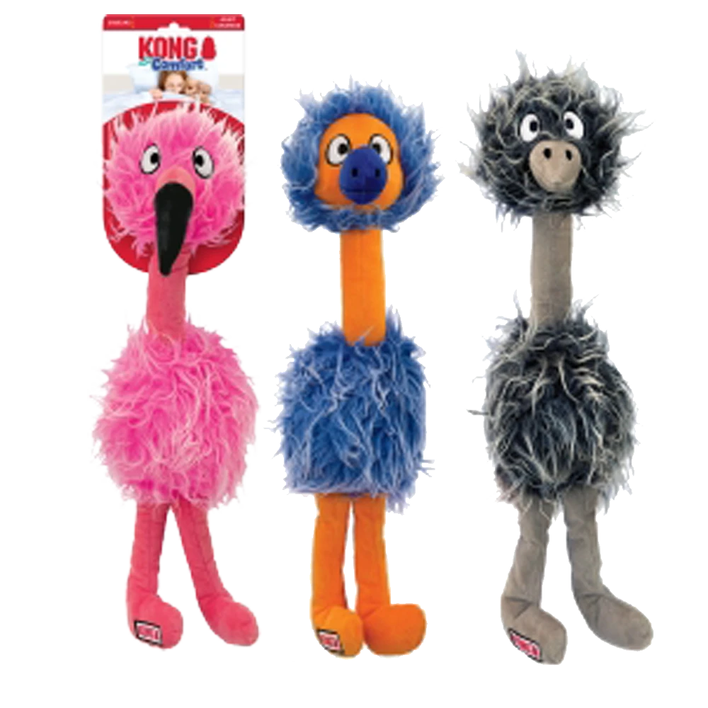 KONG Comfort Birds Jumbo - XL - Assorti - 1 Stuk - Hondenspeelgoed