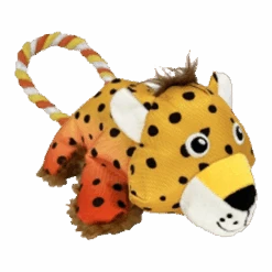 KONG Cozie Tug Cheetah - S/M - Hondenspeelgoed -Flamingo Verkoop kong cozie tug cheetah s m hondenspeelgoed 3 1