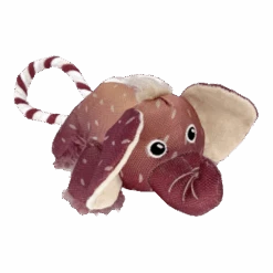 KONG Cozie Tug Elephant - M/L - Hondenspeelgoed -Flamingo Verkoop kong cozie tug elephant m l hondenspeelgoed 3 1