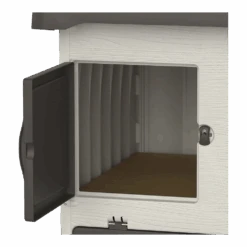 FERPLAST Konijnenhok Grand Lodge 120 Grijs -Flamingo Verkoop konijnenhok grand lodge 120 grijs kunststof plastic 4