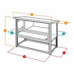 FERPLAST Konijnenhok Grand Lodge 140 Grijs -Flamingo Verkoop konijnenhok grand lodge 140 grijs kunststof plastic 2