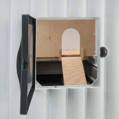 FERPLAST Konijnenhok Grand Lodge 140 Grijs -Flamingo Verkoop konijnenhok grand lodge 140 grijs kunststof plastic 5