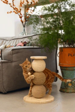 Krabbollen Elio - Krabpaal Kat - 34x34x47,5cm - Designed By Lotte -Flamingo Verkoop krabbollen elio krabpaal kat 34x34x47 5cm designed by lotte 5