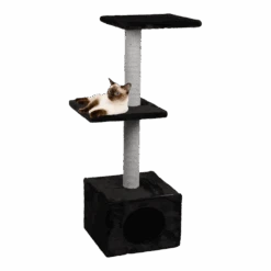 Flamingo Krabpaal Dalto - Zwart/Grijs - 35x35x104,5cm -Flamingo Verkoop krabpaal dalto zwart grijs 35x35x104 5cm flamingo 2 1