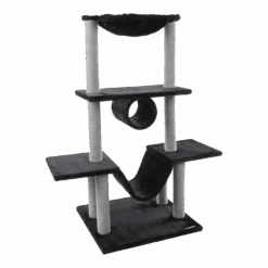 Flamingo Krabpaal Hamza - Zwart/Grijs - 101x57x122cm -Flamingo Verkoop krabpaal hamza zwart grijs 101x57x122cm flamingo 2 1