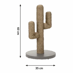 Krabpaal Houte Cactus - Taupe - 35x35x60cm - Designed By Lotte -Flamingo Verkoop krabpaal houte cactus taupe 35x35x60cm designed by lotte 2