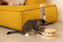 Krabpaal Inez - Bruin - 38x24,5x47,5cm - Designed By Lotte -Flamingo Verkoop krabpaal inez bruin 38x24 5x47 5cm designed by lotte 5