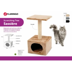 Flamingo Krabpaal Sassiu00e8re - Beige - 30x30x55cm 9 Flamingo Krabpaal Sassiu00e8re - Beige - 30x30x55cm -Flamingo Verkoop krabpaal sassiere beige 30x30x55cm flamingo 4