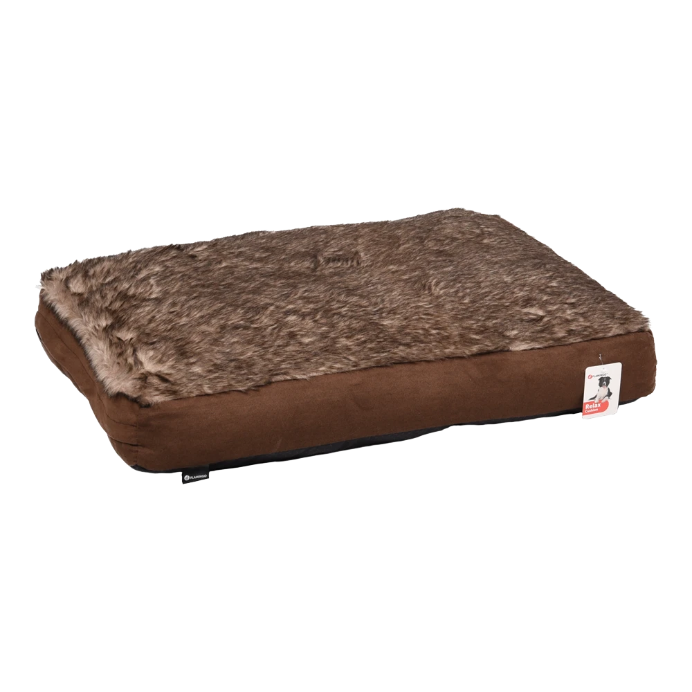 Flamingo Kussen Corno Rechthoekig Boord Met Rits Bruin - M - 80x55x10cm - Afbeelding 2