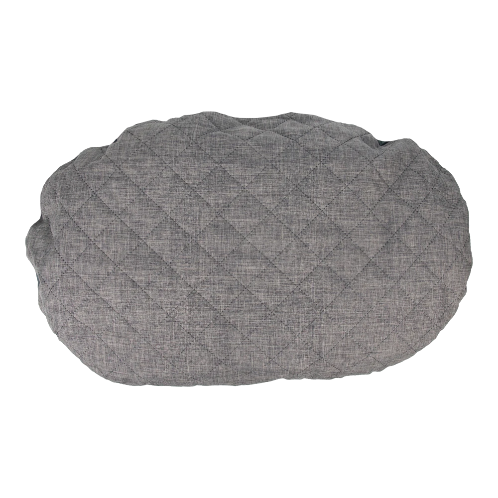 Flamingo Kussen Mano Ovaal Met Rits - Grijs - 50x32x9CM 4 Flamingo Kussen Mano Ovaal Met Rits - Grijs - 50x32x9CM - Afbeelding 2