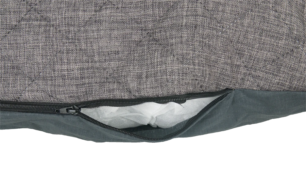 Flamingo Kussen Mano Ovaal Met Rits - Grijs - 50x32x9CM 5 Flamingo Kussen Mano Ovaal Met Rits - Grijs - 50x32x9CM - Afbeelding 3