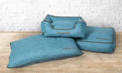 Flamingo Kussen Snoozebay Rechthoekig Boord Met Rits - Blauw - 100x70x16CM -Flamingo Verkoop kussen snoozebay rechthoekig boord met rits blauw 100x70x16cm 6 4