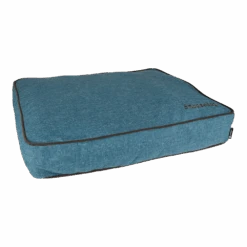 Flamingo Kussen Snoozebay Rechthoekig Boord Met Rits - Blauw - 80x60x14CM