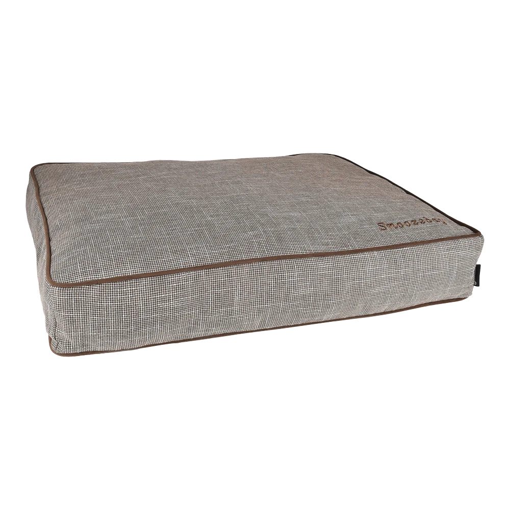 Flamingo Kussen Snoozebay Rechthoekig Boord Met Rits - Bruin - 80x60x14CM