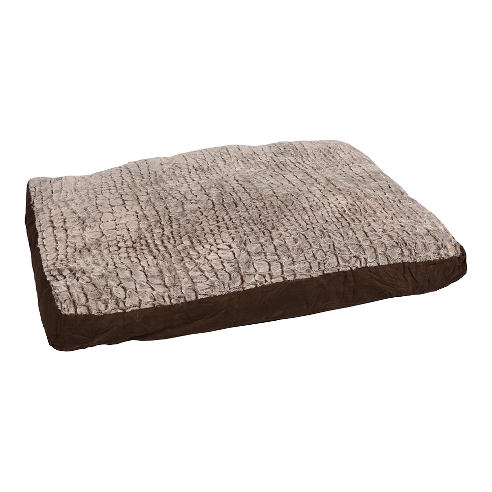 Flamingo Kussen Snoozzy Rechthoekig Met Rits - Bruin - 120X80X12CM 3 Flamingo Kussen Snoozzy Rechthoekig Met Rits - Bruin - 120X80X12CM