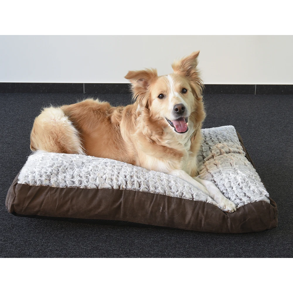 Flamingo Kussen Snoozzy Rechthoekig Met Rits - Bruin - 120X80X12CM 4 Flamingo Kussen Snoozzy Rechthoekig Met Rits - Bruin - 120X80X12CM - Afbeelding 2