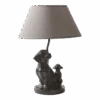 Lamp Hond - Bruin - 30x30x42cm - Happy House -Flamingo Verkoop lamp hond bruin 30x30x42cm happy house 1