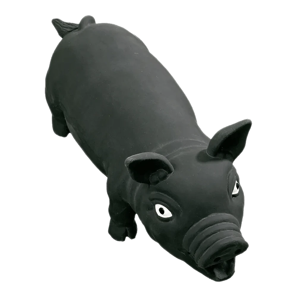 Flamingo Latex Varken - Zwart - 33cm 3 Flamingo Latex Varken - Zwart - 33cm