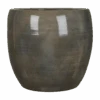 Bloempot Lester - D38 X H35cm - Donkergrijs -Flamingo Verkoop lester pot rond dgrijs h35xd38cm bloempot 1 4