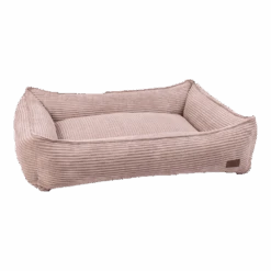 Designed By Lotte Ligmand Ribbed Met Rits - Roze- 95x80x23cm -Flamingo Verkoop ligmand ribbed met rits roze 95x80x23cm 1