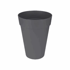 Bloempot Elho Loft Urban Rond Hoog 35cm - Antraciet