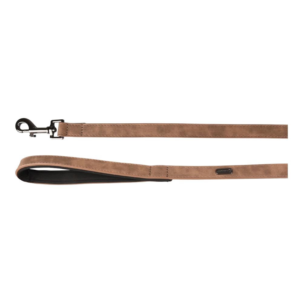 Flamingo Looplijn Delu Bruin - 100cm 25mm - Hondenriem 4 Flamingo Looplijn Delu Bruin - 100cm 25mm - Hondenriem - Afbeelding 2