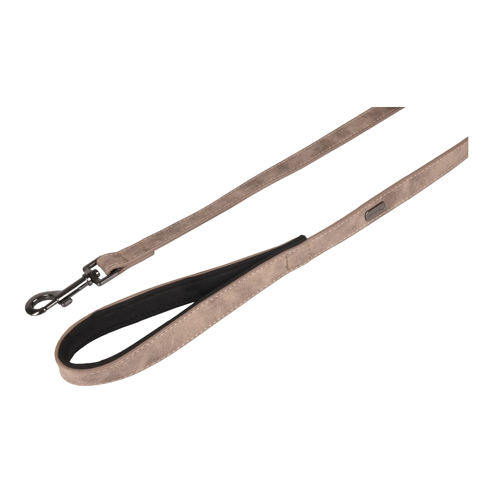 Flamingo Looplijn Delu Taupe - 100cm 25mm - Hondenriem 3 Flamingo Looplijn Delu Taupe - 100cm 25mm - Hondenriem