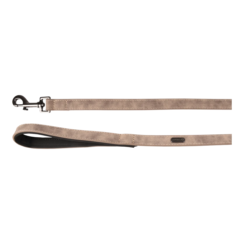 Flamingo Looplijn Delu Taupe - 100cm 25mm - Hondenriem 4 Flamingo Looplijn Delu Taupe - 100cm 25mm - Hondenriem - Afbeelding 2