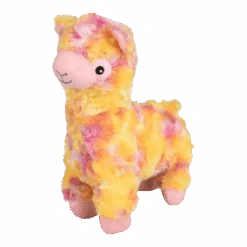 Flamingo Lorio Pluche Lama - S - Geel - 22cm