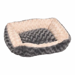 Flamingo Mand Cuddly Rechthoekig Grijs - 50x40x15cm - Hondenmand