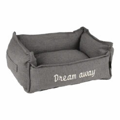 Flamingo Mand Dream Away Rechthoekig Met Rits - Grijs - 50x40x20CM -Flamingo Verkoop mand dream away rechthoekig met rits grijs 50x40x20cm 2 3