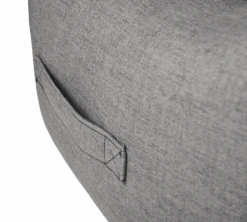 Flamingo Mand Dream Away Rechthoekig Met Rits - Grijs - 50x40x20CM -Flamingo Verkoop mand dream away rechthoekig met rits grijs 50x40x20cm 3 3