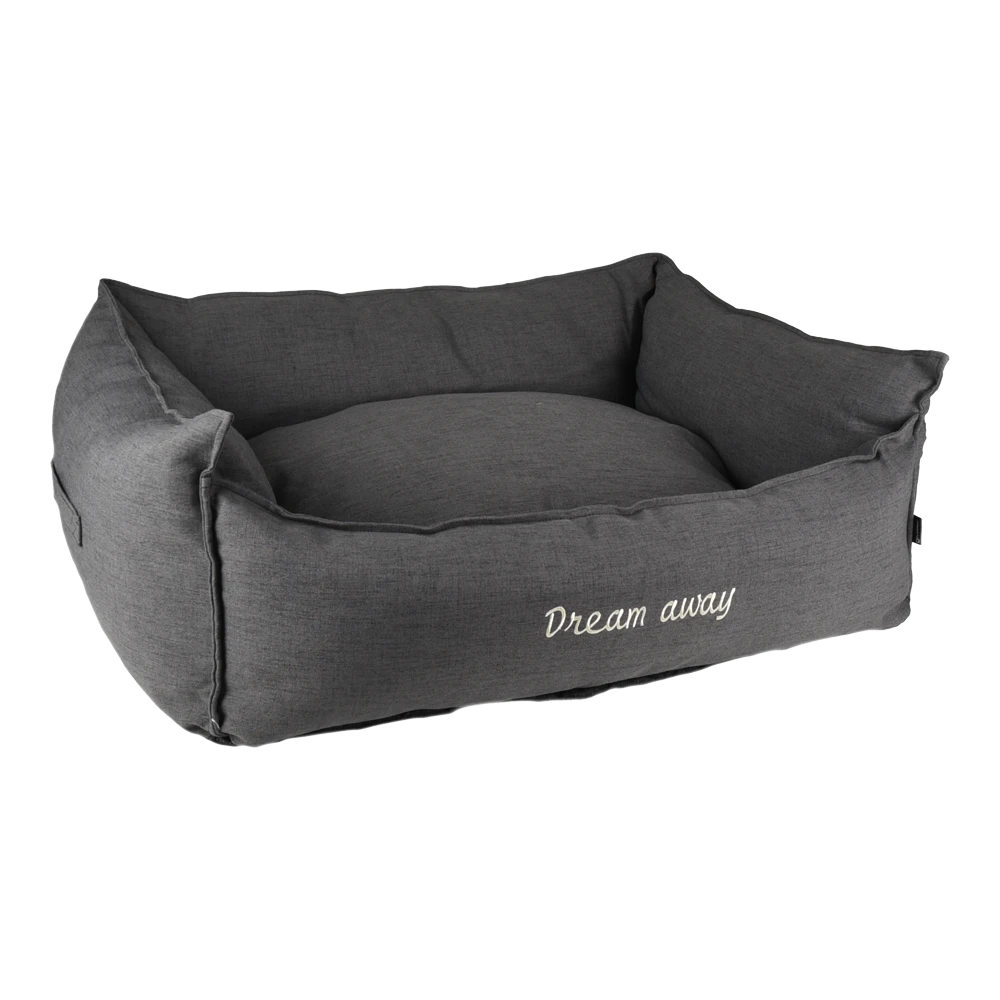 Flamingo Mand Dream Away Rechthoekig Met Rits - Grijs - 90x70x35CM 4 Flamingo Mand Dream Away Rechthoekig Met Rits - Grijs - 90x70x35CM - Afbeelding 2