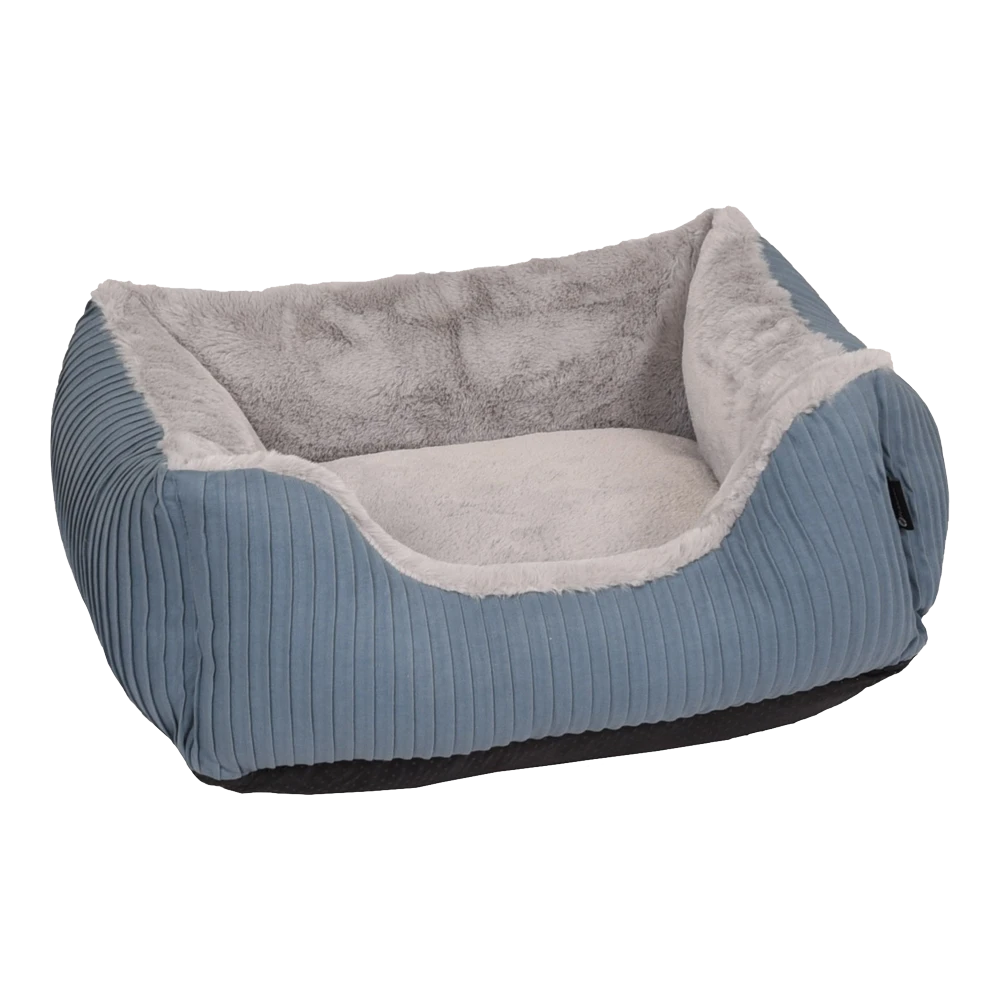 Flamingo Mand Faldi Rechthoekig Met Rits - Blauw - 50x40x18cm 3 Flamingo Mand Faldi Rechthoekig Met Rits - Blauw - 50x40x18cm