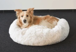 Flamingo Mand Krems Rond - Wit - 70 Cm -Flamingo Verkoop mand krems rond wit 4 2