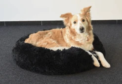 Flamingo Mand Krems Rond - Zwart - 50 Cm -Flamingo Verkoop mand krems rond zwart 4 2 2