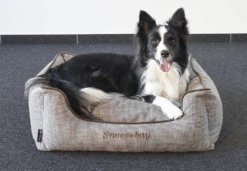 Flamingo Mand Snoozebay Rechthoekig Bruin - 70x60x22CM -Flamingo Verkoop mand snoozebay rechthoekig bruin 4 4 1