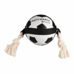 Flamingo Matchball Voetbal Met Touw - 12.5x12.5x38cm