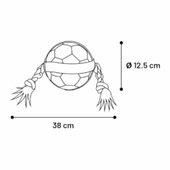 Flamingo Matchball Voetbal Met Touw - 12.5x12.5x38cm -Flamingo Verkoop matchball voetbal met touw 125x125x38cm 5