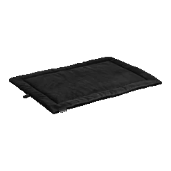 MaxxNobel Benchkussen Nubuck Lederlook/teddy - Zwart - 105 X 70cm - Hondenkussen, Benchmat