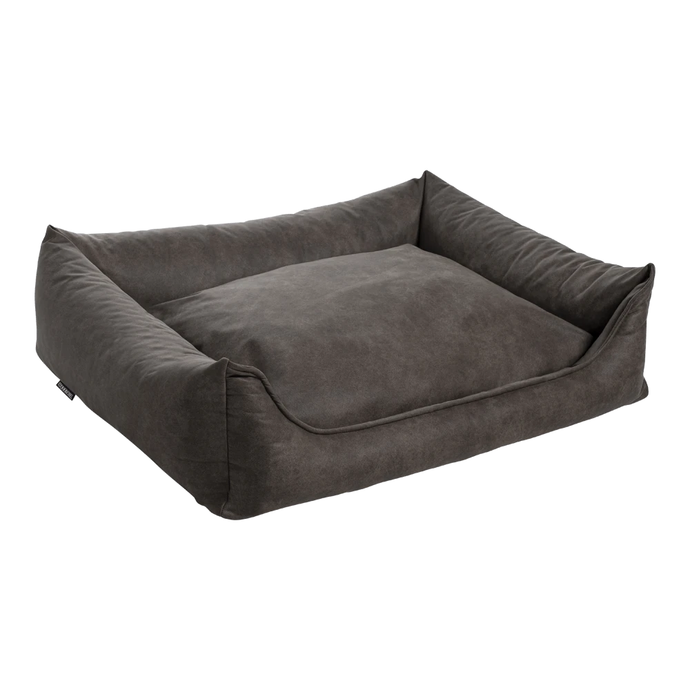 MaxxNobel Orthopedische Sofa Lederlook/teddy - Olijf - 70 X 50cm - Hondenmand 3 MaxxNobel Orthopedische Sofa Lederlook/teddy - Olijf - 70 X 50cm - Hondenmand