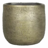 Muur Bloempot Mira - D18 X H16cm - Goud