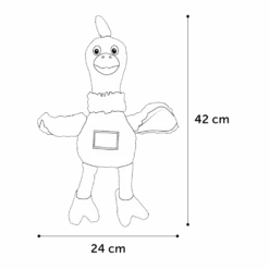 Flamingo Natura Delight Kip Hondenspeeltje - 42cm -Flamingo Verkoop natura delight kip hondenspeeltje 42cm 3 1