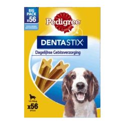Pedigree Dentastix Medium Kauwstaaf - Gebitsverzorgende Hondensnack - 56st